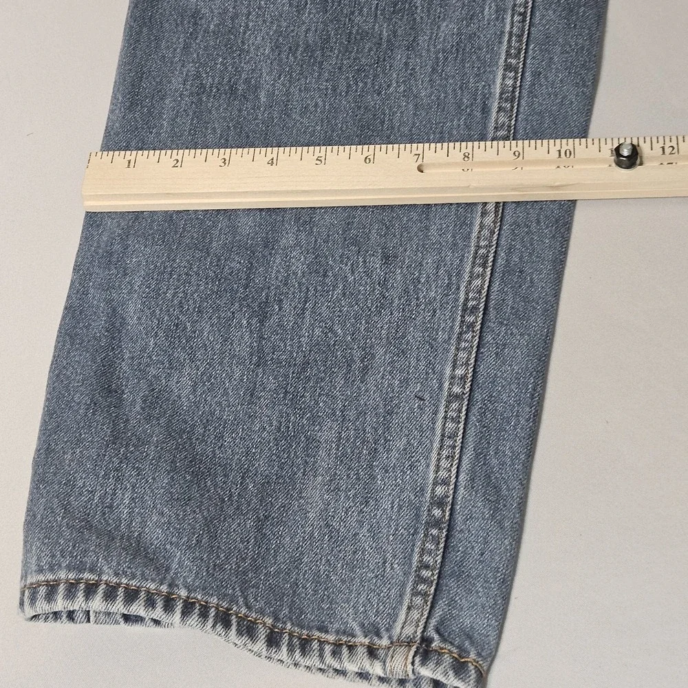 Levis 550 Relaxed‎ Fit Blue Jeans Mens Size 38X 28 Straight